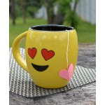 Keramikas krūze ar smaidiņu "Mīlestība", tējai, kafijai un citiem dzērieniem, tilpums 300 ml